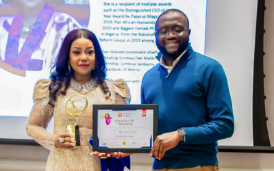 Entrepreneur of the Year (Female) award at the 2024 Africa Advancement Forum’s Global Summit in London!